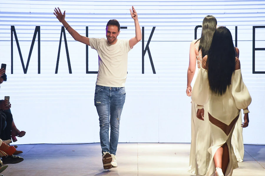 Malek Gheni during Tunis Fashion Week in June 2019. Supplied