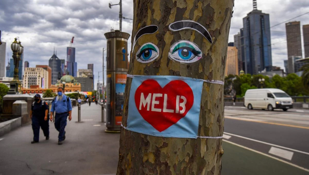 Melbourne’s current restrictions include a two-hour exercise limit within 5 kilometers of work or home. (AFP)
