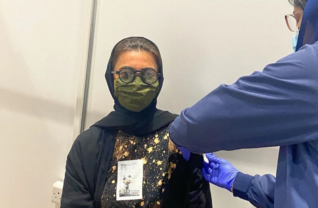 UAE Minister of Culture and Youth, Noura Al-Kaabi, thanked the nurse for her work. (Instagram)
