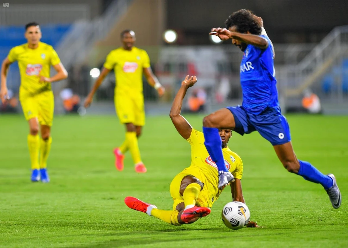 Al-Hilal beat Al-Ain 1-0 on Saturday at the King Saudi University Stadium in Riyadh. (SPA)