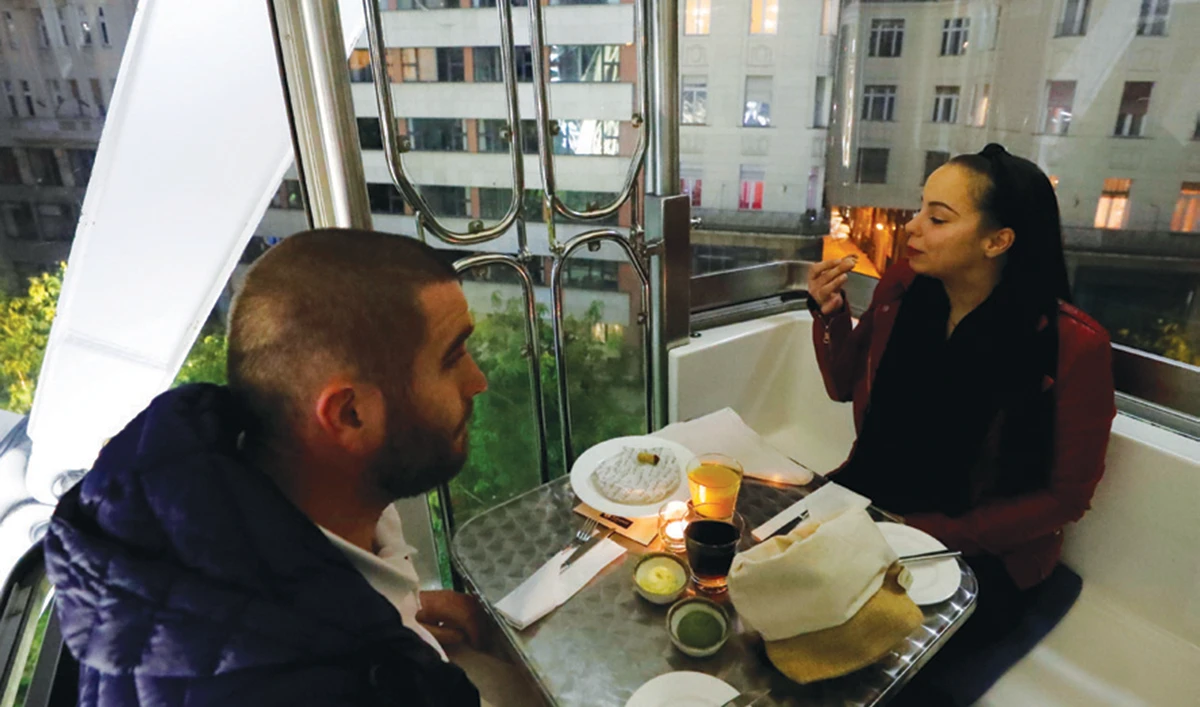 Hungarian restaurant reinvents the wheel for social distancing