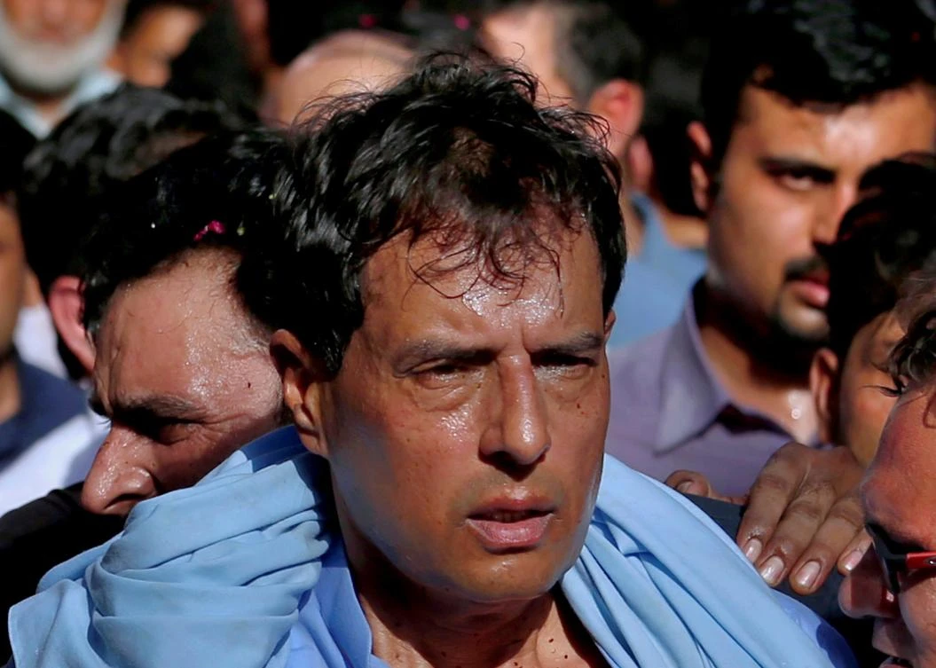 Pakistan police say they arrested Mohammad Safdar after receiving a complaint from a citizen who alleged he was harassed. (AP)