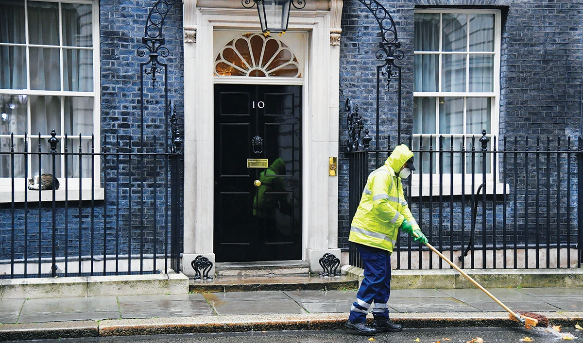 The UK government has borrowed heavily to fight the coronavirus pandemic, with high levels of spending continuing despite falling tax revenues. (Reuters)