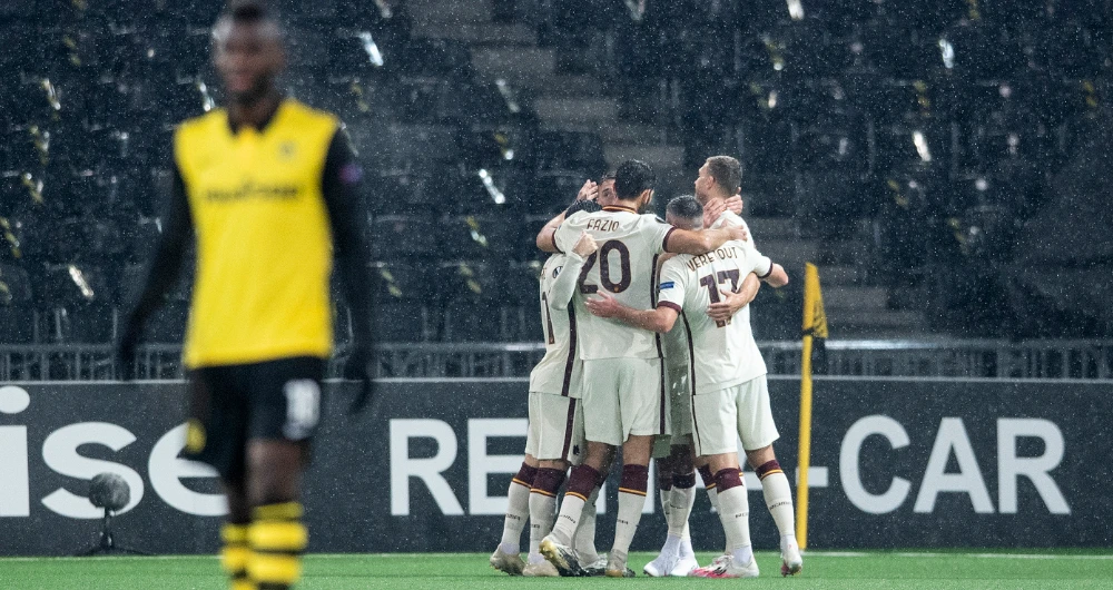 Roma came from a goal down to win 2-1 at Young Boys. (Keystone via AP)