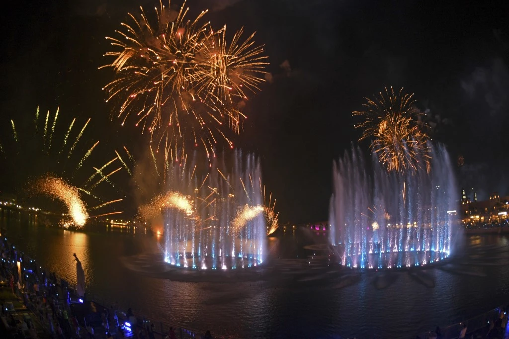 Dubai’s The Palm island breaks world record for largest fountain