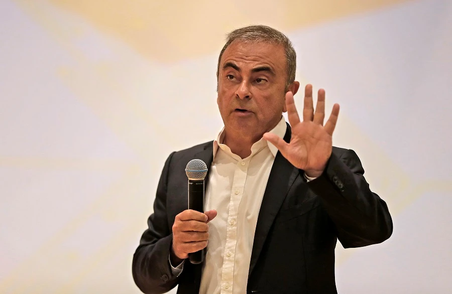 The Ghosn mini series will start shooting in 2021. File/AFP