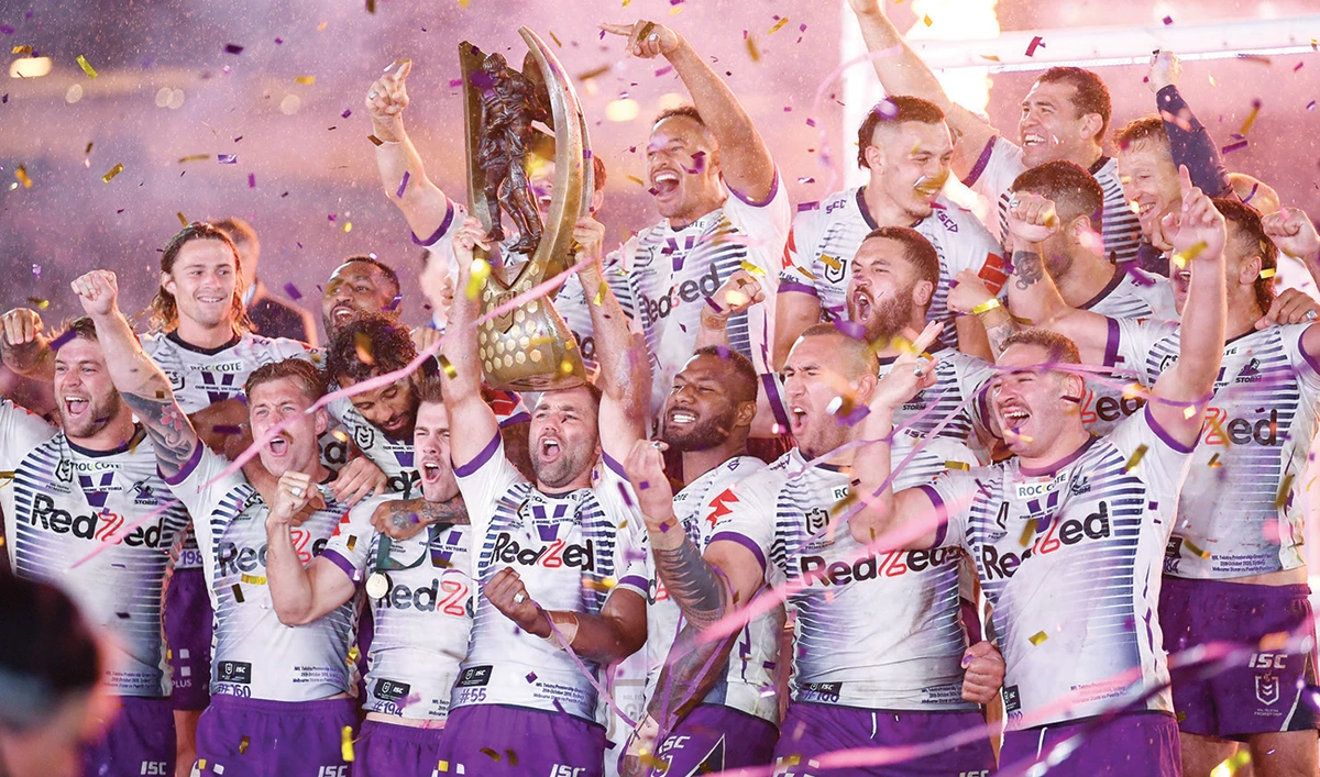 Melbourne Storm win NRL grand final in front of over 37,000 fans