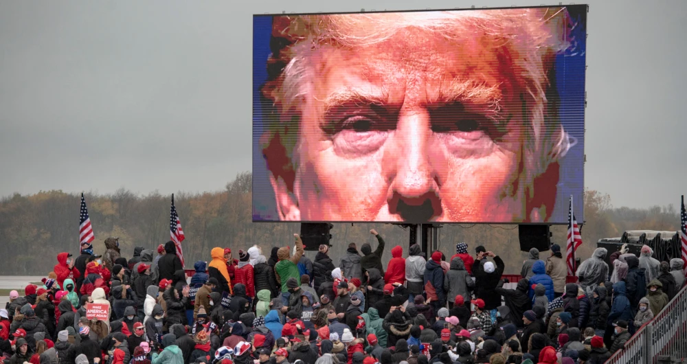 The campaign said in an emailed statement there was “no exposure to sensitive data because none of it is actually stored on the site.” (AP)