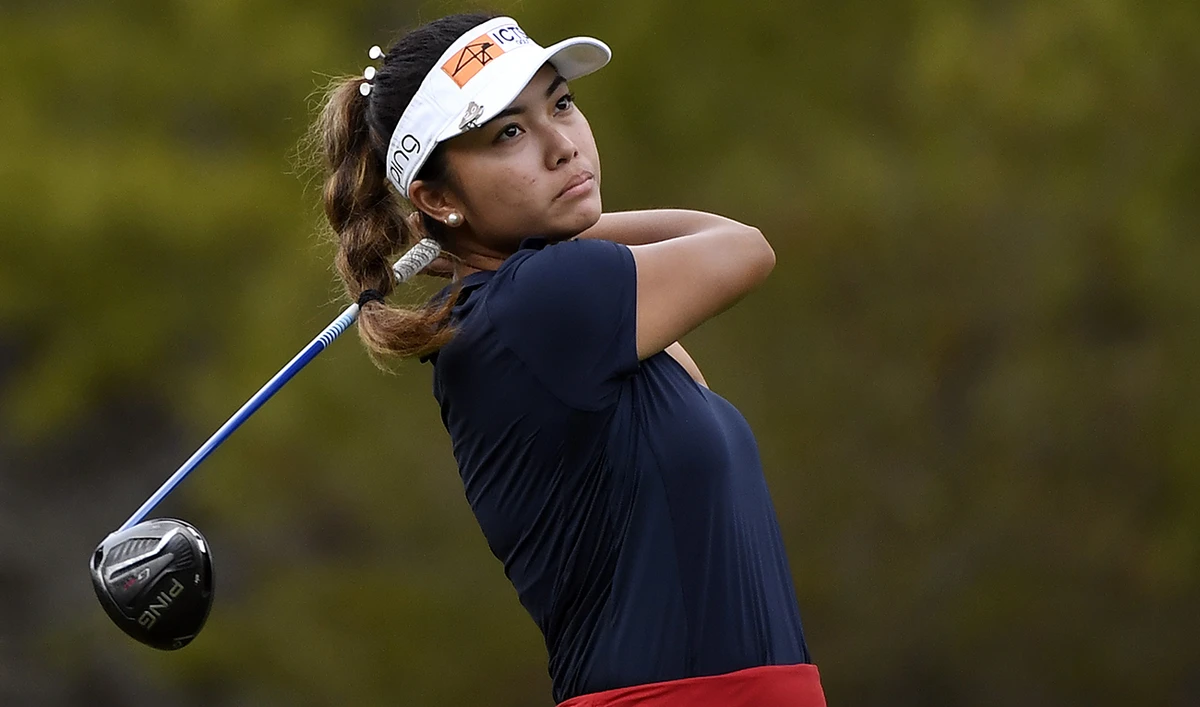 LPGA rookie Bianca Pagdanganan seeks to become the first woman to average 300 yards in driving distance. (AFP)
