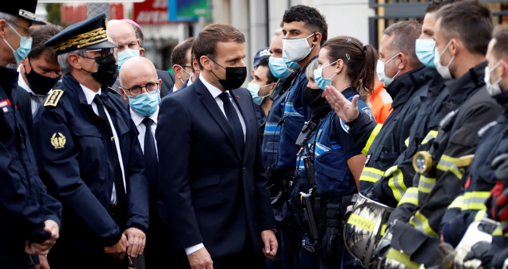 President Emmanuel Macron said France will not give any ground to terror. (Reuters)