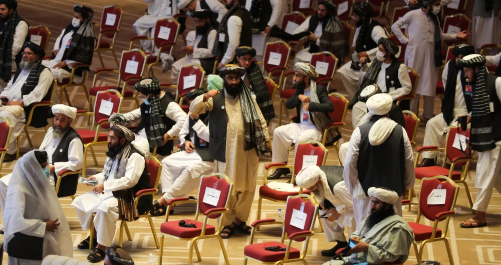 The peace talks follow a deal in February between the USs and the Taliban. (AFP)