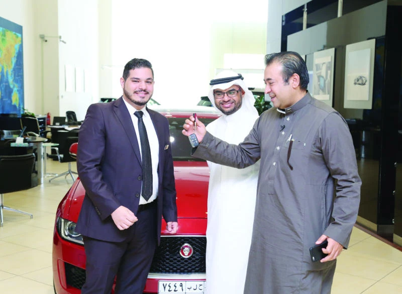 MYNM presents all-new Jaguar XE to Loai Naseem