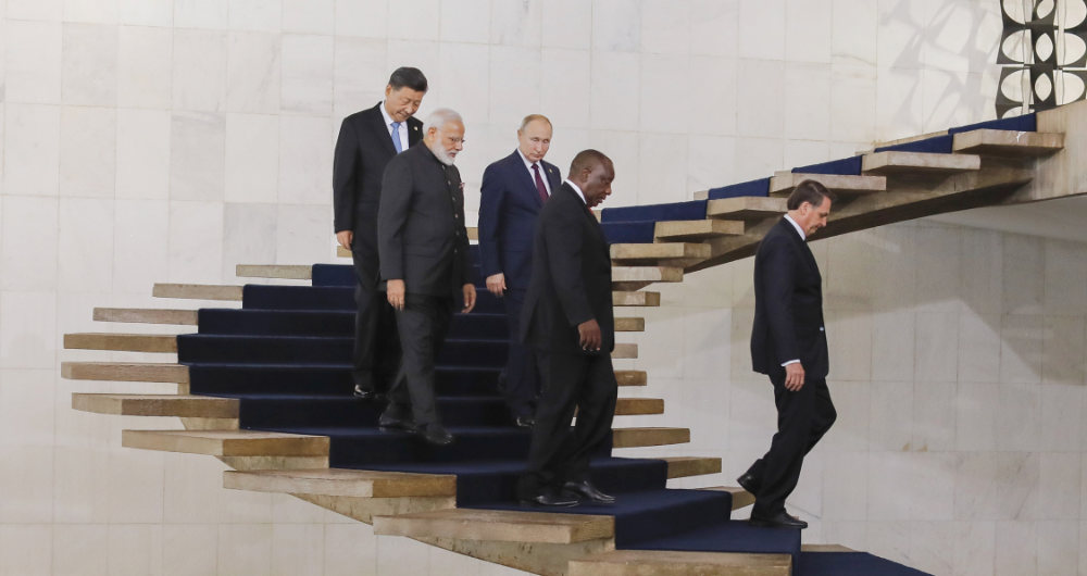 The five members now account for more than 30 percent of global GDP. (File/AFP)