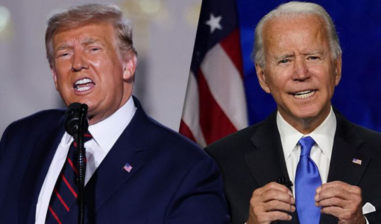 US President Donald Trump and Democratic presidential nominee Joe Biden. (Reuters)