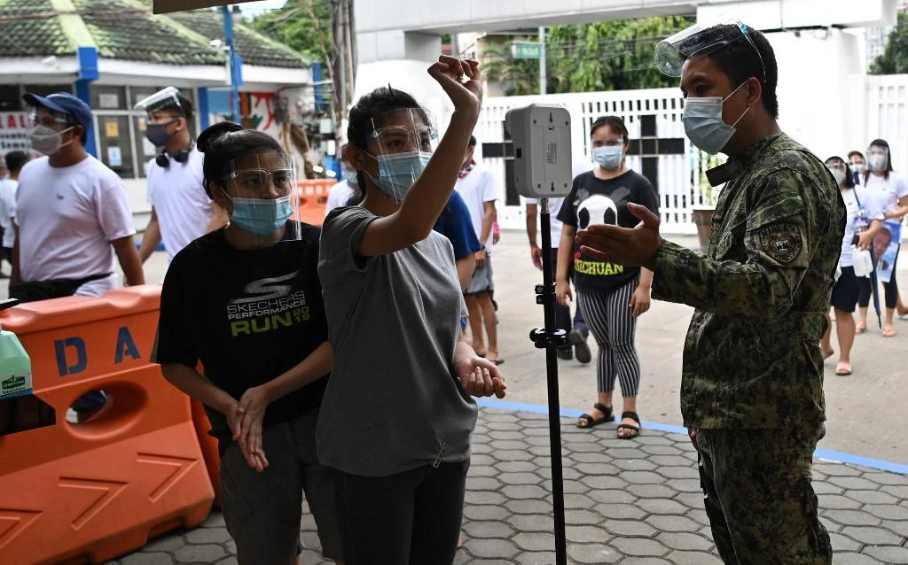 The Philippines has the second highest number of coronavirus infections and deaths in Southeast Asia. (AFP)