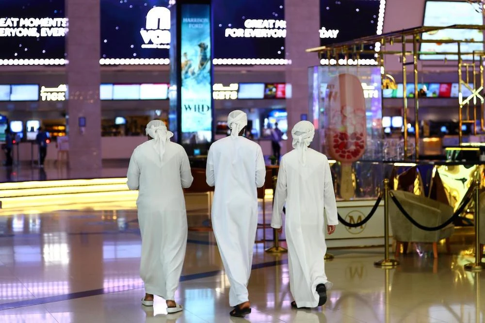 People walk at Mall of the Emirates during the reopening of malls, following the outbreak of the coronavirus disease (COVID-19), in Dubai, UAE. (File/Reuters)