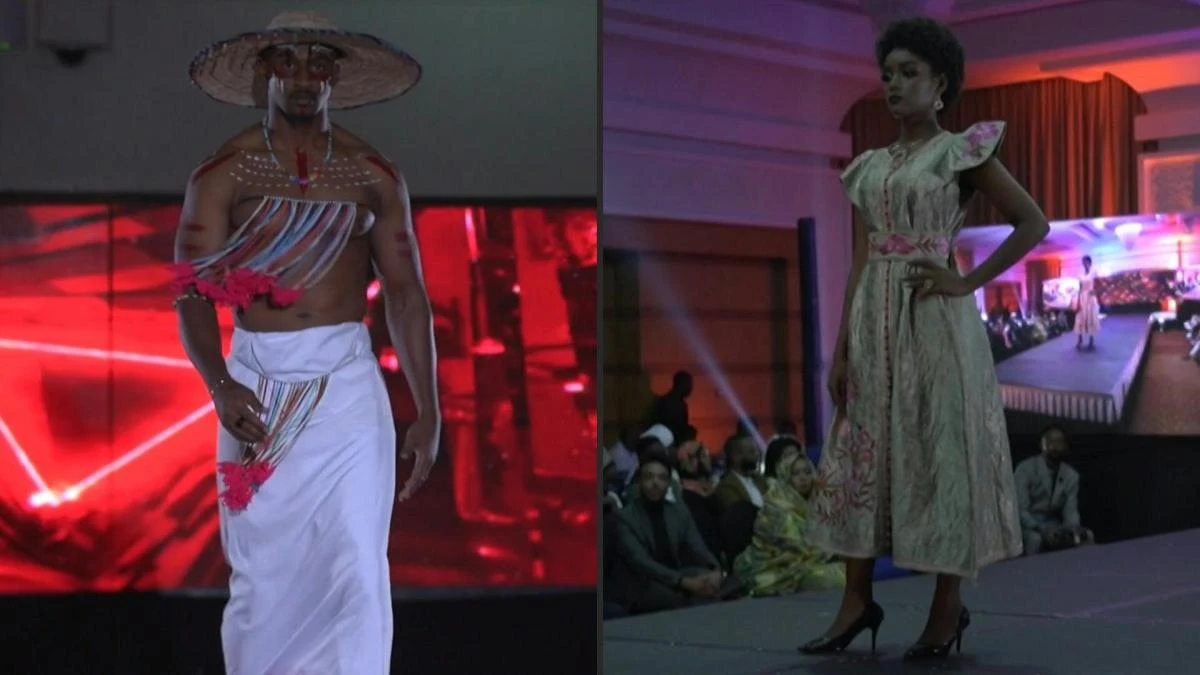Sudanese designers organise a series of mixed-gender fashion shows to present their new lines. (AFP)