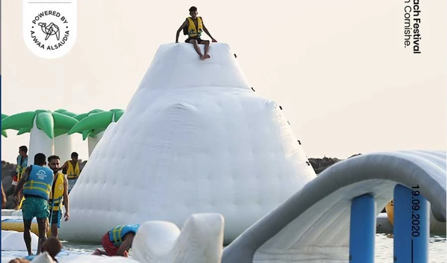 Pop-up beach in heart of Jeddah excites residents