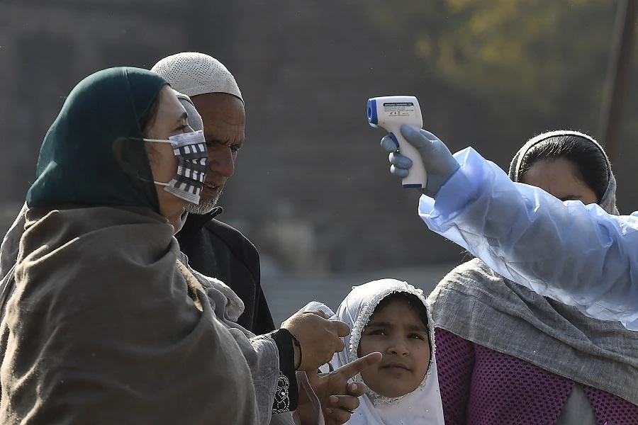 Deaths rose by 577 in the last 24 hours, taking total mortalities to 125,562, the ministry said. (File/AFP)