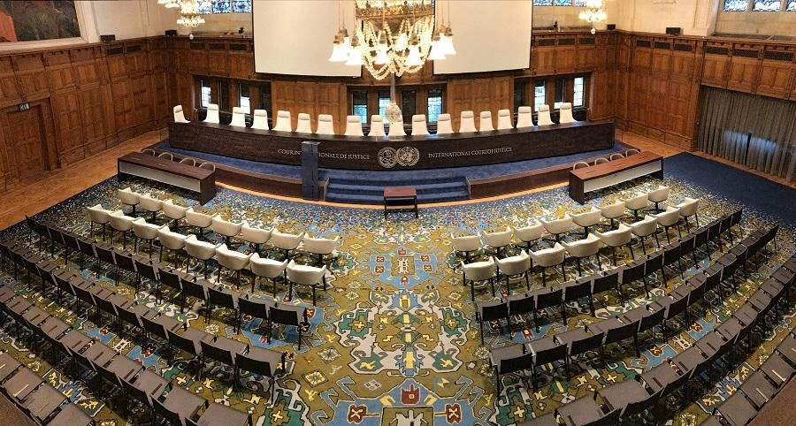 The ICJ, the highest United Nations court for inter-state disputes, is composed of 15 judges. (File/AFP)
