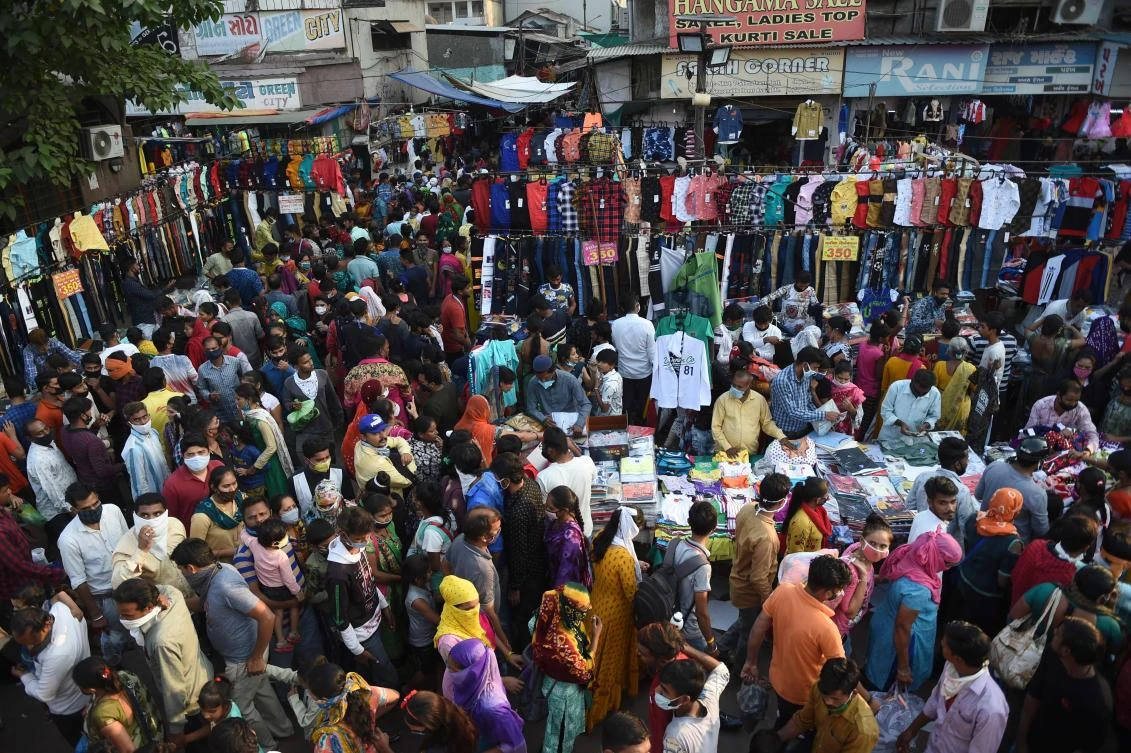 India has counted more than 8.5 million cases since the pandemic began. (AFP)