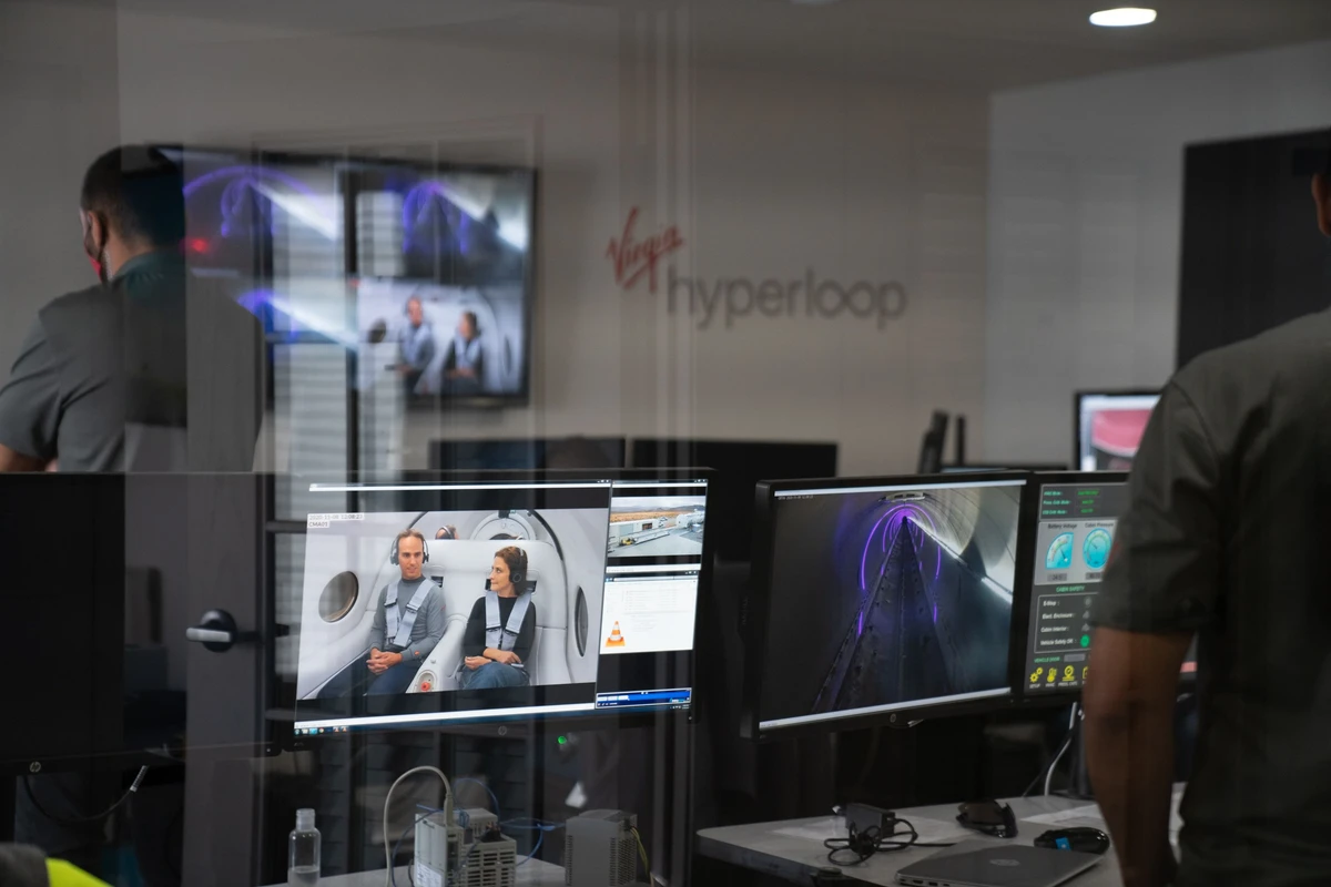 Virgin Hyperloop’s first passengers’ journey into future of transport