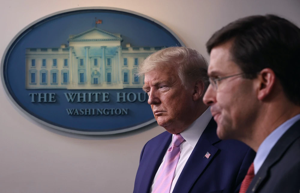Trump ‘terminates’ defense secretary Mark Esper