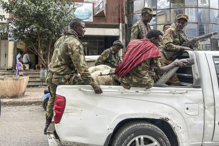 The standoff leaves nearly 900 aid workers in the Tigray region from the UN and other groups struggling to contact the outside world with pleas for help. (File/AFP)