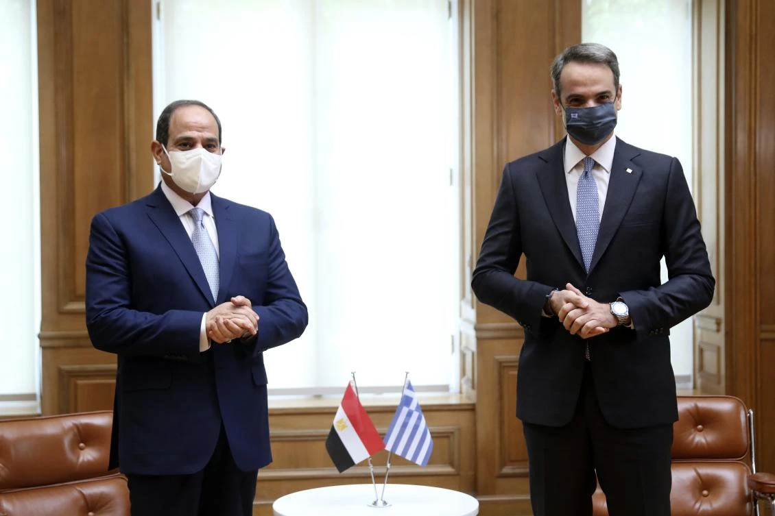 Egypt’s president is meeting with Greek officials in Athens, on his first visit to the southern European nation since the two countries signed a deal demarcating maritime boundaries between them in the eastern Mediterranean. (AP)