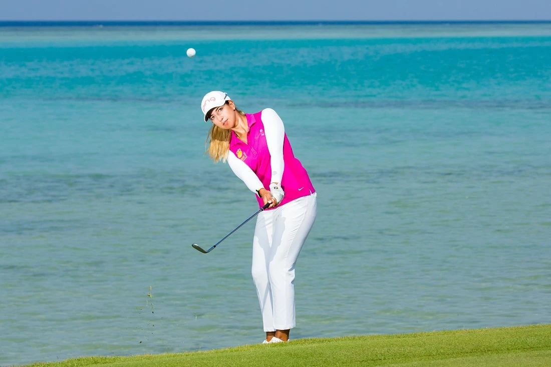 Morocco's Maha Haddioui is hoping for a memorable week in Saudi Arabia. (Golf Saudi)