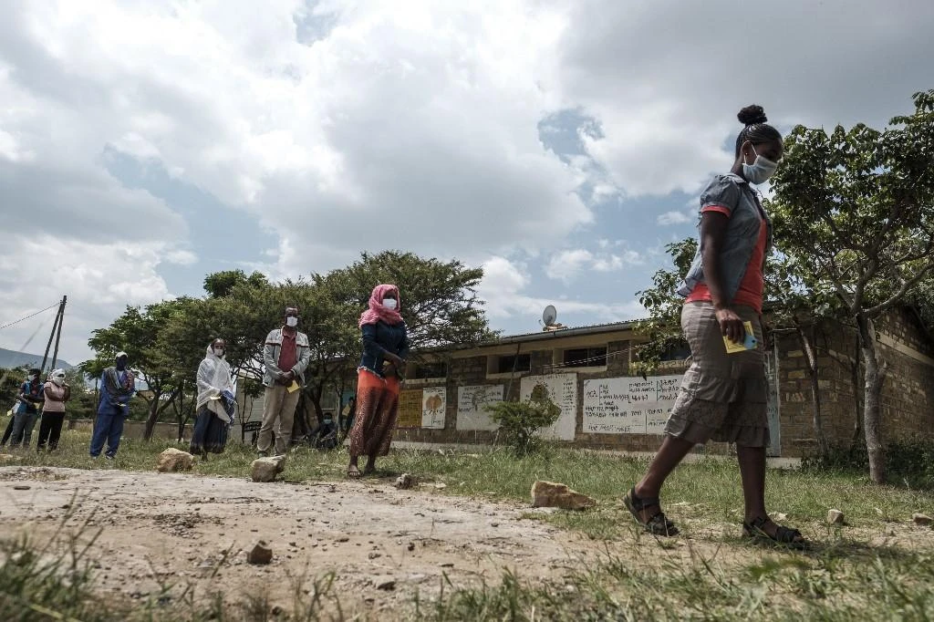 About 11,000 people have crossed from Ethiopia to Sudan fleeing the conflict in their home country and an estimated 50% of them are children. (File/AFP)