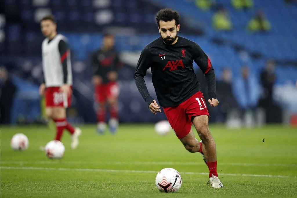 Liverpool striker Mohamed Salah has tested positive for COVID-19, the Egyptian Football Association (EFA) announced on Friday. (File/AFP)