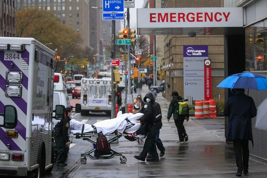 US coronavirus infections have hit new record levels of more than 150,000 a day. (File/AFP)