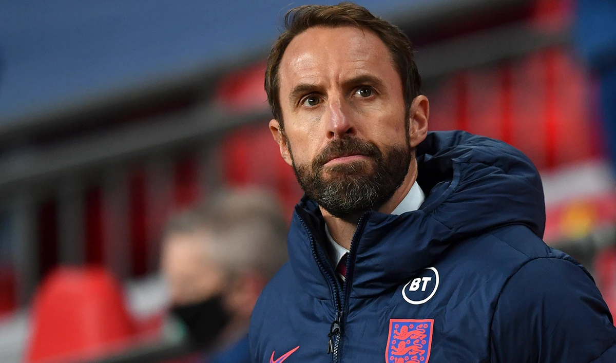 England's manager Gareth Southgate. (AP)