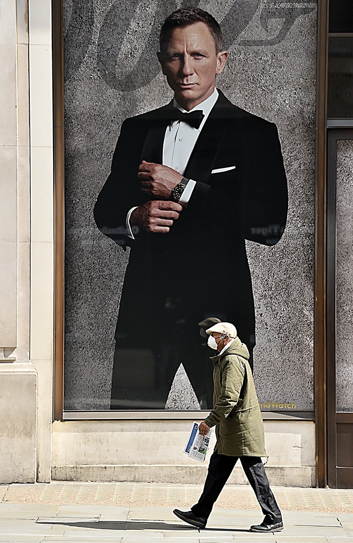 Pinewood, which has played a key role in the James Bond films, and other world-renowned studios in the UK are enjoying big growth. (AFP)