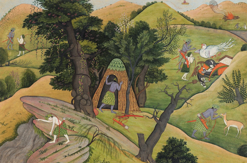 Tiny paintings that look at the bigger picture