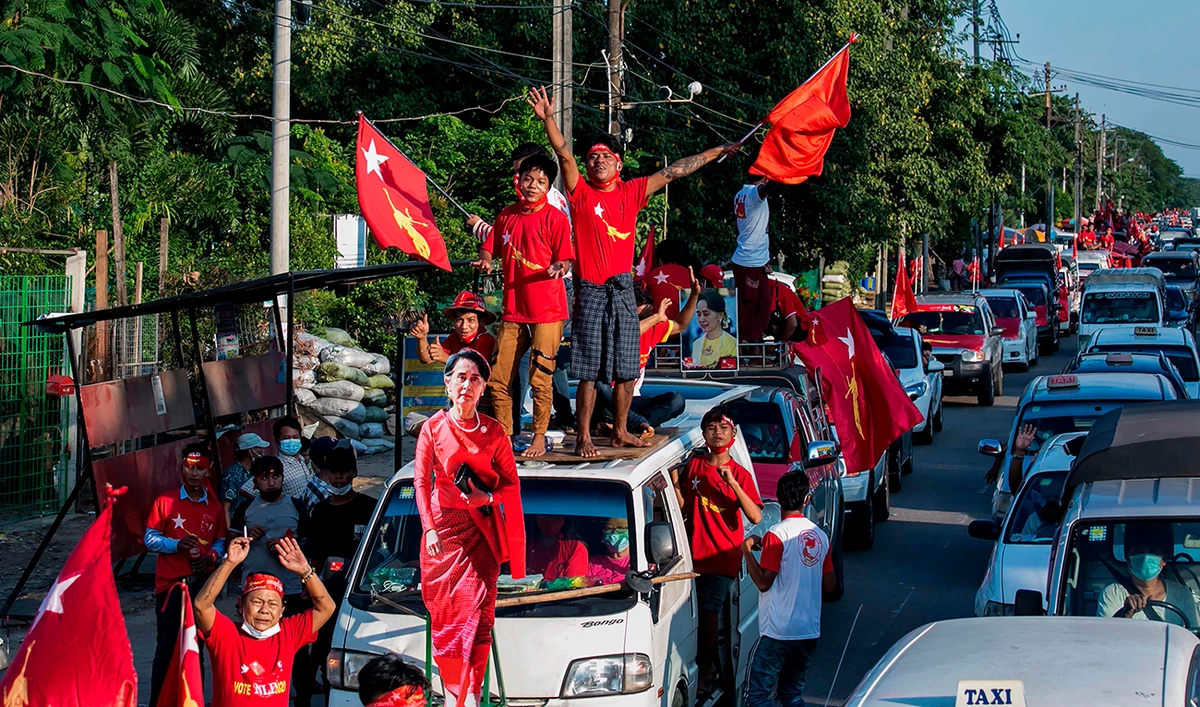 Suu Kyi’s party wins big in Myanmar polls