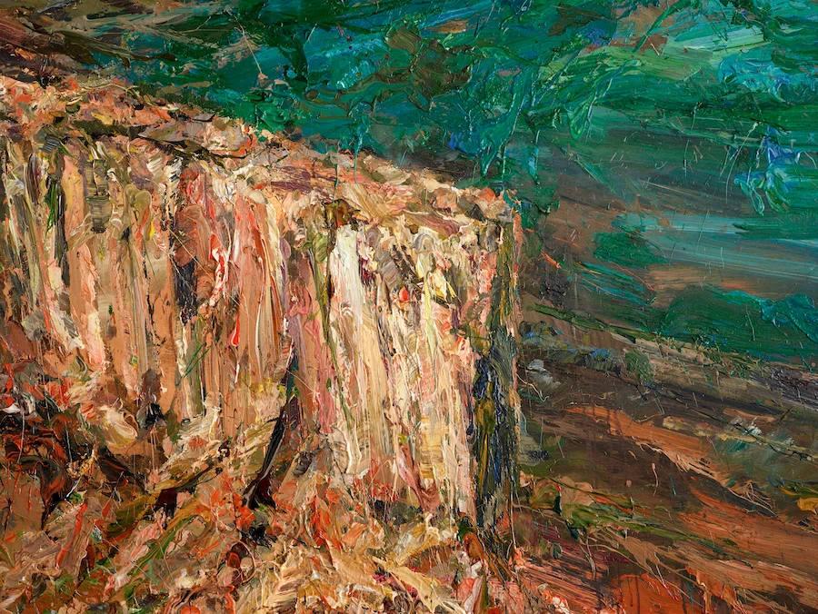 Ayman Baalbaki. 'Warehouse No. 12.' 2020. Mixed media and acrylic on canvas. Courtesy of the artist.