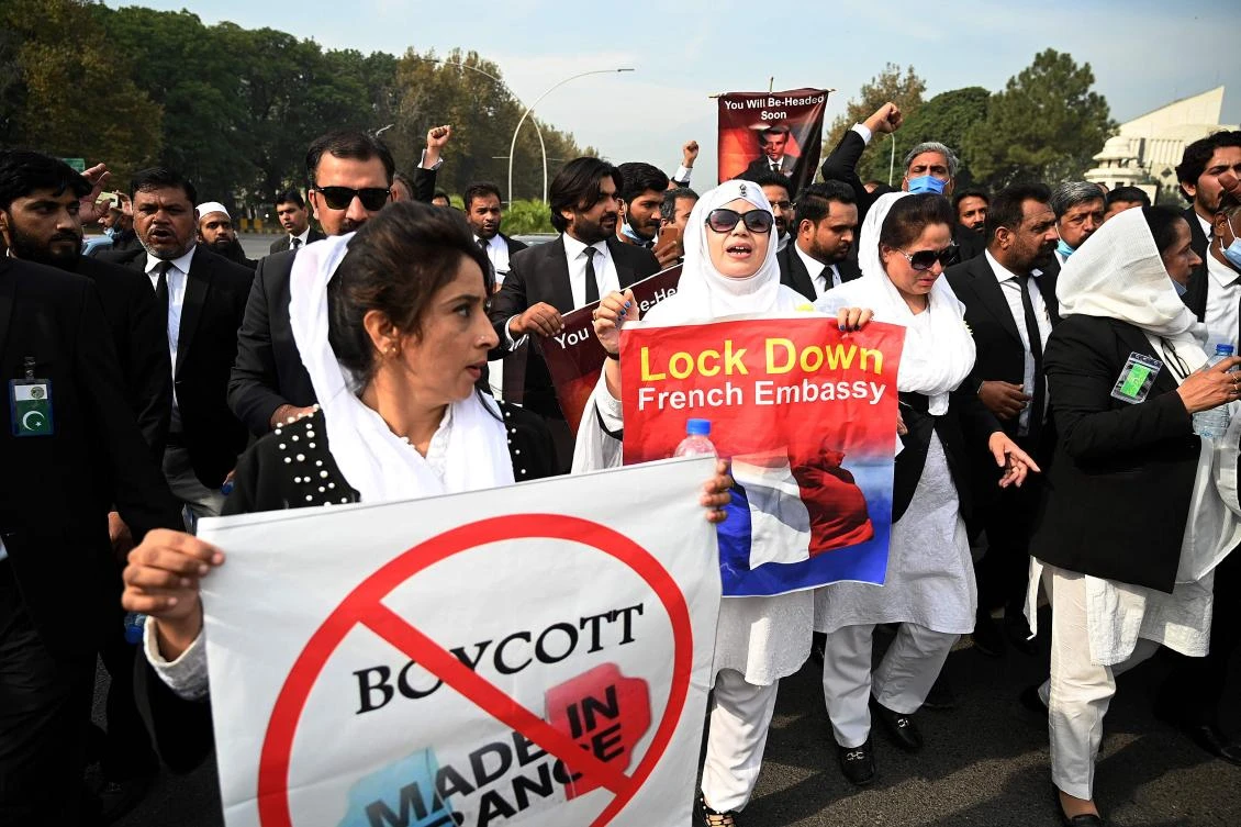 Pakistan has lodged a complaint with France over what it called a ‘systematic Islamophobic campaign’ in the European nation. (AFP)