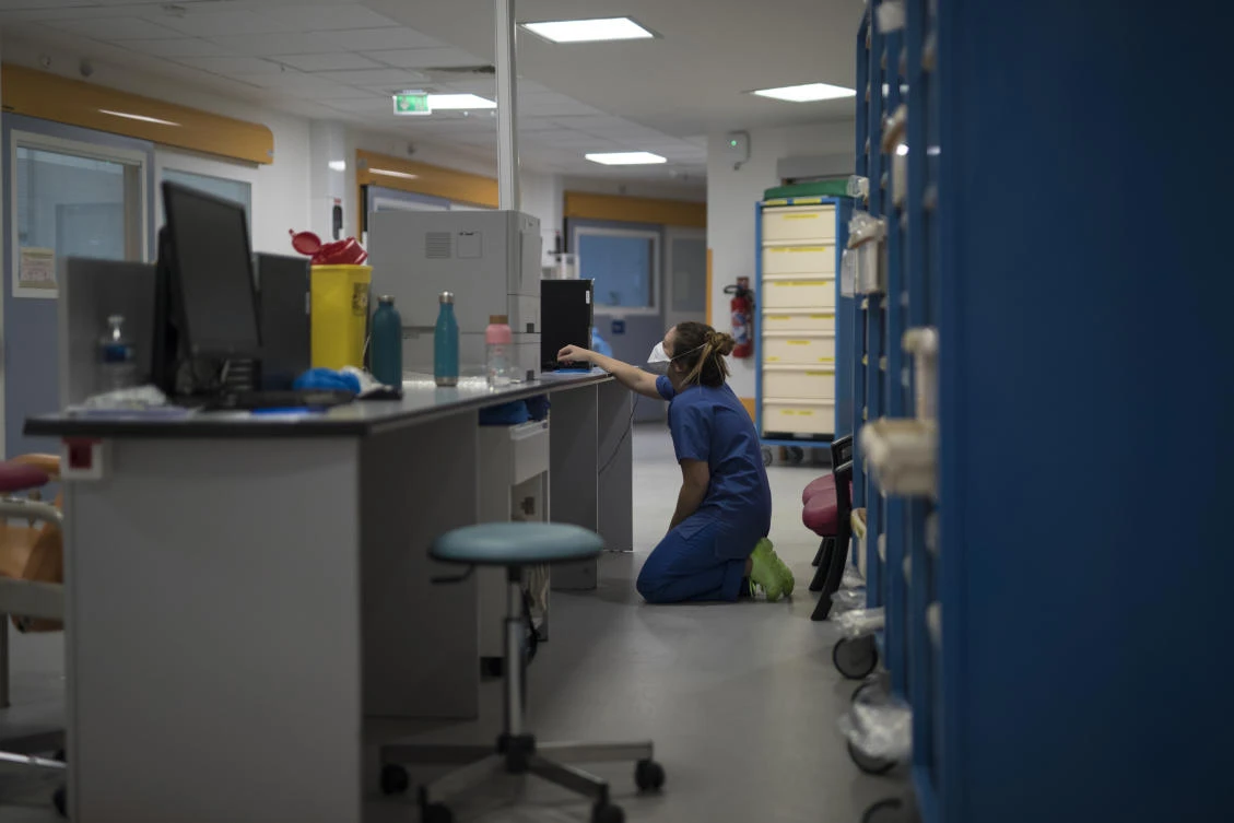 France has reported just over 45,000 COVID-19 deaths since the outbreak of the epidemic. (AP)