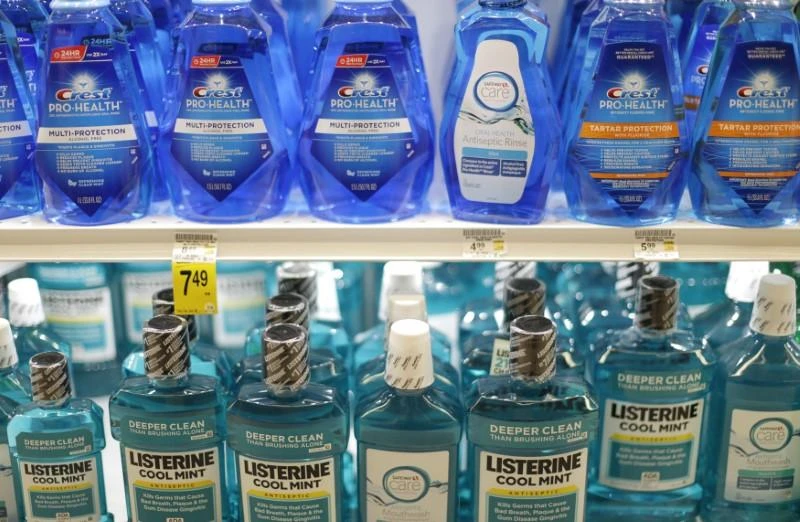 Scientists said mouthwashes containing at least 0.07 percent cetypyridinium chloride showed “promising signs” of virus-killing potential. (Reuters/File Photo)