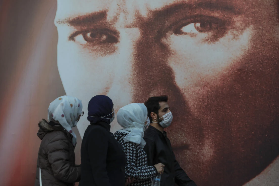A partial lockdown will also be introduced across Turkey over the weekends until further notice. (AP)