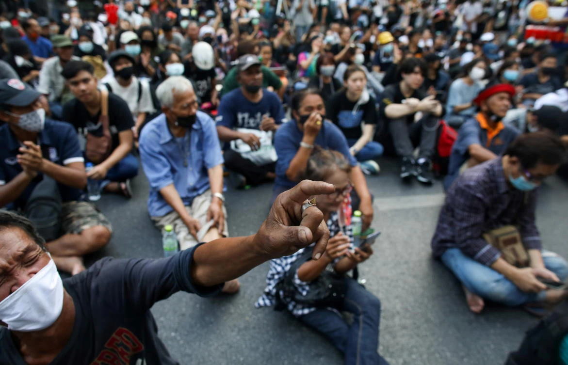 Thailand’s pro-democracy protesters believe the monarchy holds too much power under what is supposed to be a constitutional democracy. (Reuters)