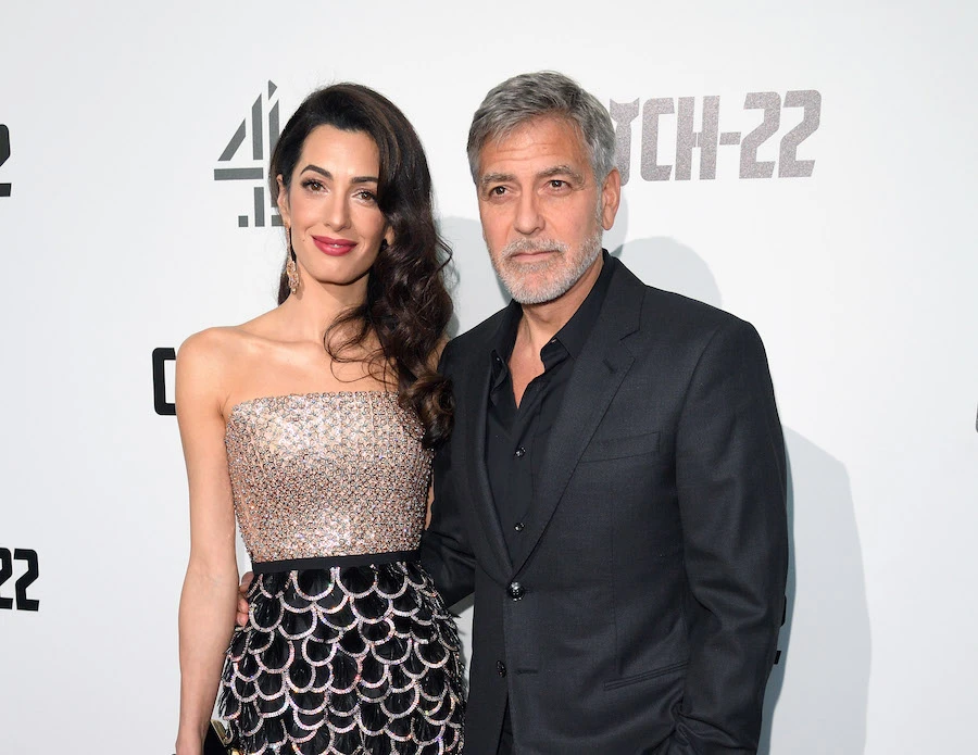 Lebanese human rights lawyer Amal Clooney met George Clooney in 2013. File/Getty Images