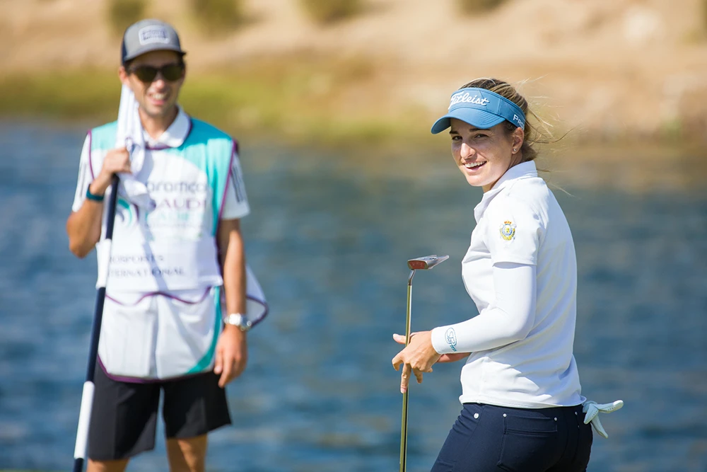 Luna Sobron of Spain during the second round.
