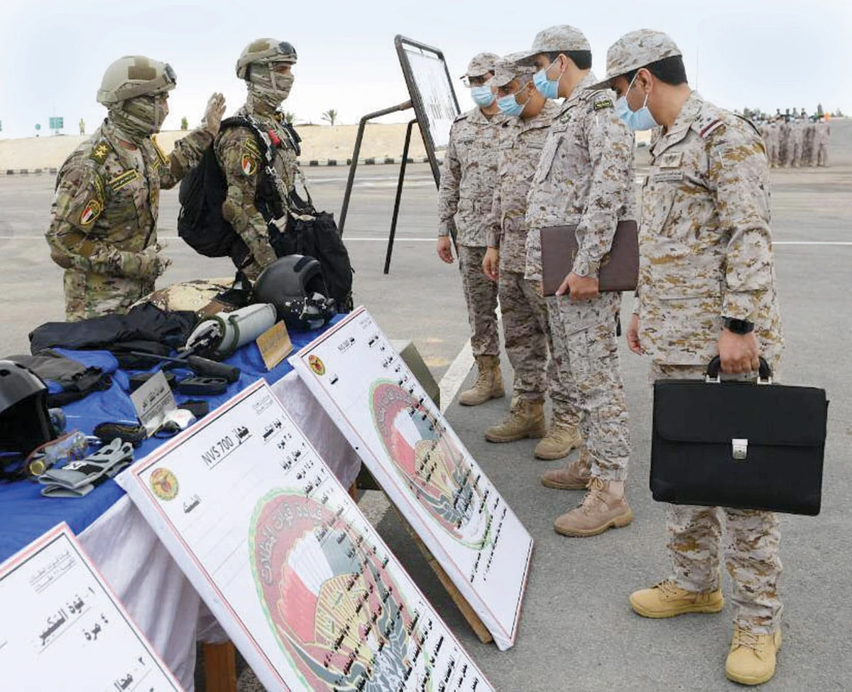 Saudi armed forces participate in the joint exercise ‘Saif Al-Arab 2020’ in Egypt