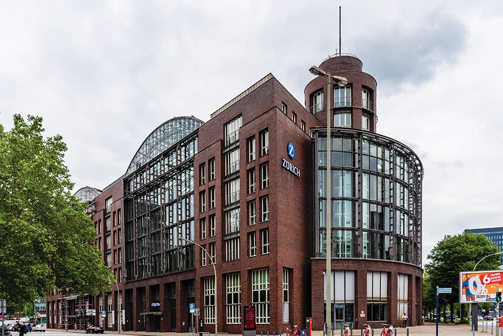 Zurich Insurance Group head offices in the German city Hamburg. (Shutterstock)