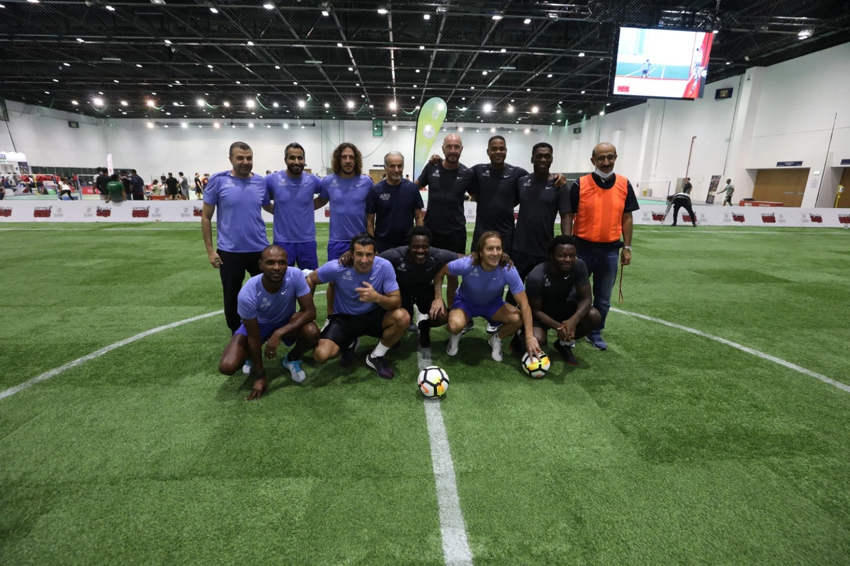 International football icons face off in Dubai friendly match