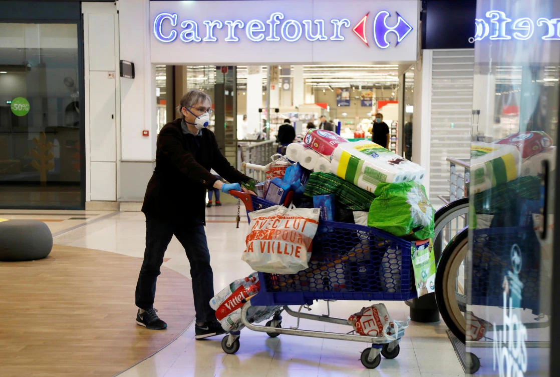 The French government is under pressure from shops and businesses to ease restrictions in time for the Christmas shopping season. (Reuters)
