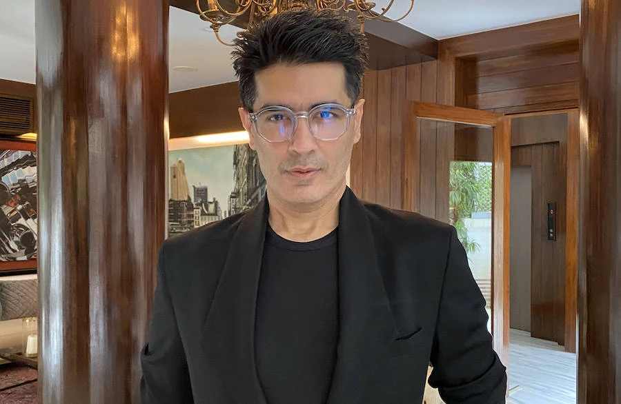 Portrait of Mumbai-based designer Manish Malhotra. Supplied